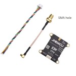 Vendite calde JHEMCU 2.5W 5.8G 40Ch regolabile con microfono calore 2-6S 30x30mm 2.5W VTX per aereo RC in metallo e plastica
